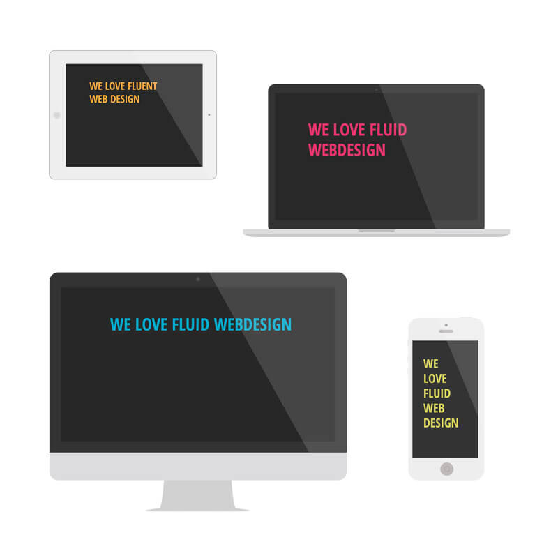  Flat Responsive Mockups forArticle white