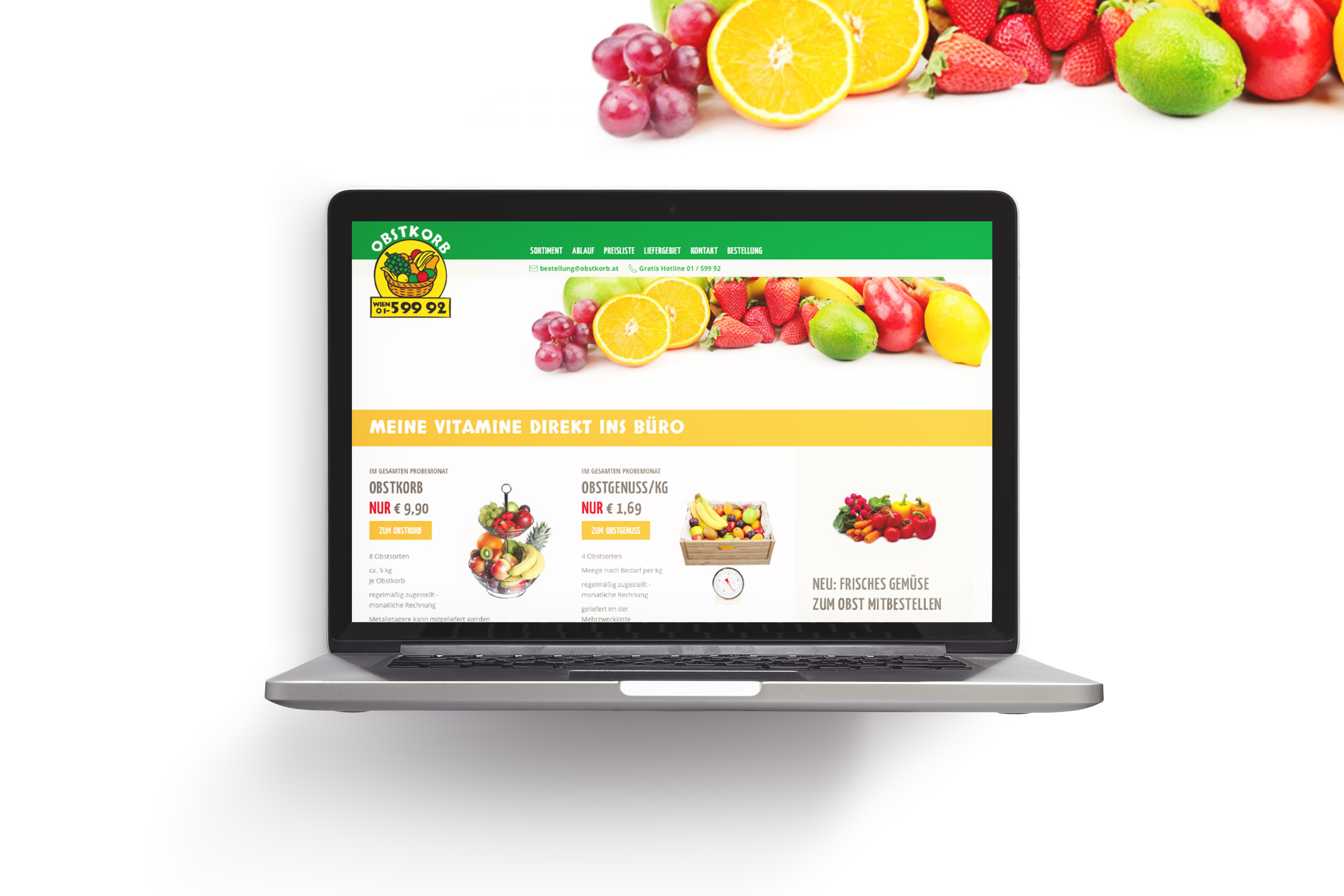 obstkorb neu